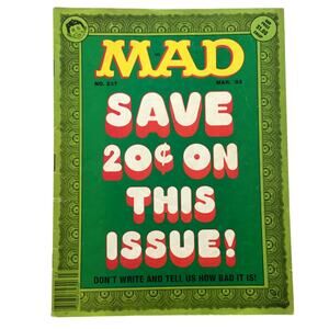 Mad Magazine No. 237 March 1983 Vintage